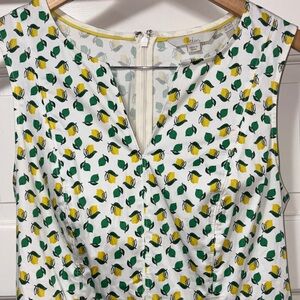 Boden Lemon Lime print Mischa dress